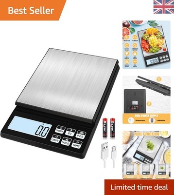Luxus Wiederaufladbare Digitale Küchenwaage [5 kg/0,1 g] - Hochpräzise & stilvoll