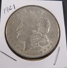1921 Morgan Silver Dollar • Circulated • Nice Detail • 90% Silver