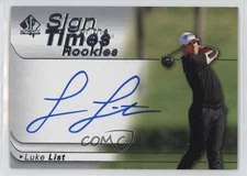 2021 SP Authentic Sign of the Times Rookies Luke List #SOTTR-LL Auto RC