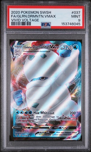 Galarian Darmanitan VMAX graded PSA 9 for sale on eBay