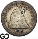 1891-S Seated Liberty Quarter