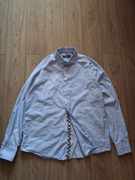 Men Aquascutum Shirt Navy 38