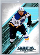 2024-25 Upper Deck Credentials Robert Thomas Blues #82