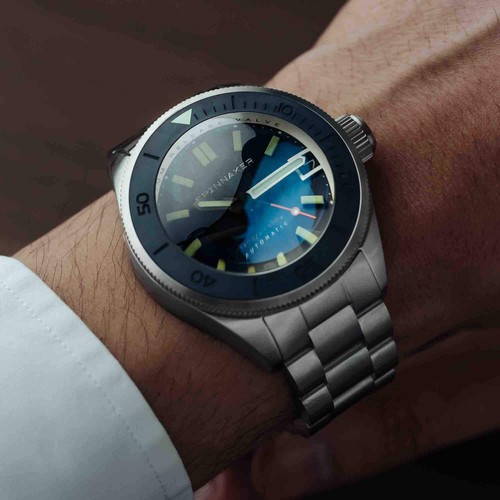 Spinnaker Piccard Automatic 550 Meters Dark Cerulean Watch - Brand New - 第 2/6 張圖片