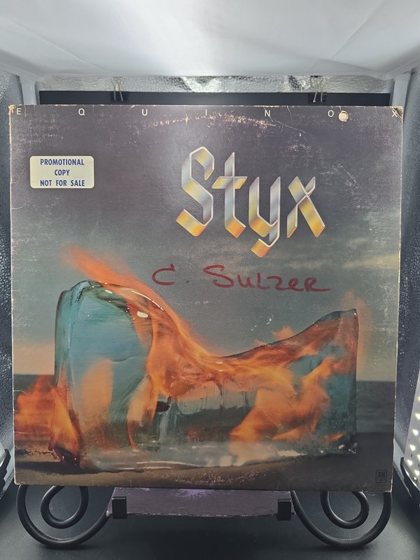 MEGA RARE! STYX Equinox 1975 LP A+M Records SP-4559 MONARCH Press PROMO VG+/VG