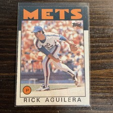 1986 Topps - Rick Aguilera #599 (RC)