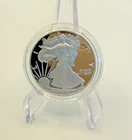 2010 W American Eagle One Ounce Silver Proof Coin with Box & COA OGP