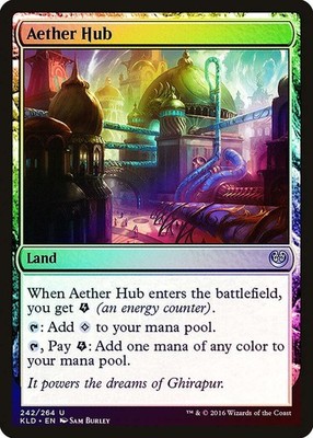 mtg magic Aether Hub FOIL ENGLISH kaladesh Ether Centre