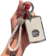 TPU Smart Key Fob Case Compatible with Volvo XC60, XC90, S90, V90 2019-2022...