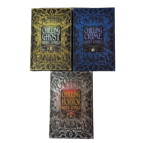 3 x Gothic Books HC Chilling Horror Stories - Chilling Crime - Chilling Ghost
