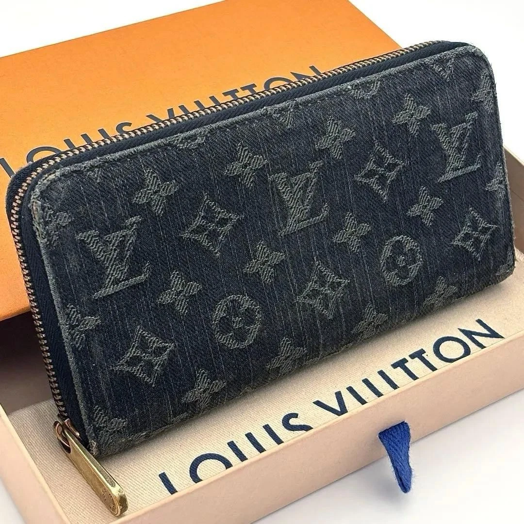 Louis Vuitton Denim Zip-Around Wallets for Women for sale | eBay