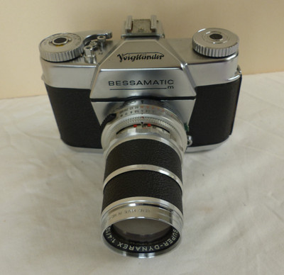 Voigtländer BESSAMATIC -m Spiegelreflex mit 3 Objektiven West Germany sehr guter Zustand