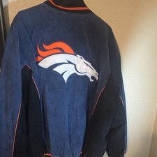 Denver Broncos NFL Jacket XXL Blue Black Orange White Football Fan Apparel