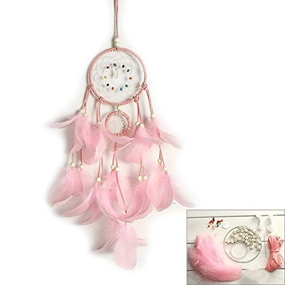 DIY Dream Catcher Making Kit, Macrame Dream Catcher Craft Supplies Kids Bedroom