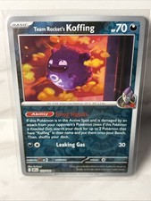 Team Rocket's Koffing 125/182 Sv10: Destined Rivals Reverse Holo