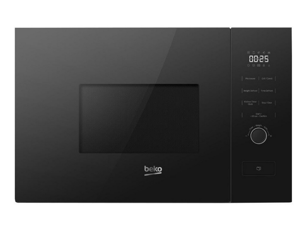 Beko Schwarz Bmgb20212b Stand Mikrowelle, 800W. Grill 1000W, Einbaufähig, 20L, Kindersicherung, 8 Garprogramme, - Bild 2