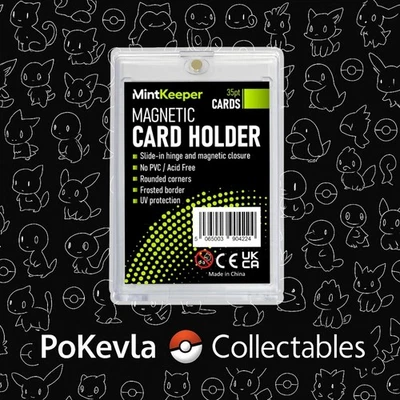MintKeeper | 35pt Magnetic Trading Card Holder | One Touch | Pokemon | Topps