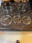 PYREX Glass Flameware Pots with Lids, 6823-B, 7322-B, Flameware + 1 extra lid