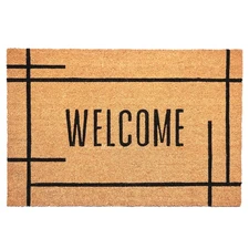 Calloway Mills Modern Natural Welcome Doormat (24" x 36")
