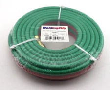 WeldingCity® Grade-R Acetylene/Oxygen Weld/Cut/Heat Twin Hose B-size | US Seller