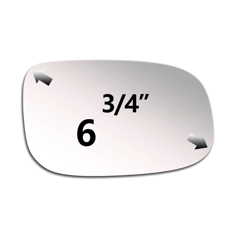 Espejo retrovisor de cristal de repuesto para Volvo S40 S80 V50 2007-2011 pasajero lado derecho derecho derecho Foto 2 de 4