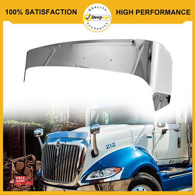 New 430 Stainless Steel Hood Shield Bug Deflector For International ProStar