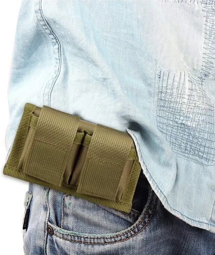Speedloader Pouch Case Holder Nylon Tactical Double Speedloader Belt Universal - Picture 5 of 13