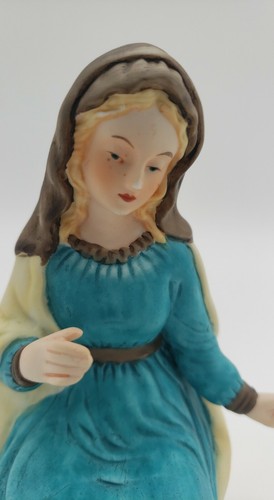 Traditions Porcelain Nativity Set MARY Replacement Part ONLY #75177 - Picture 6 of 13