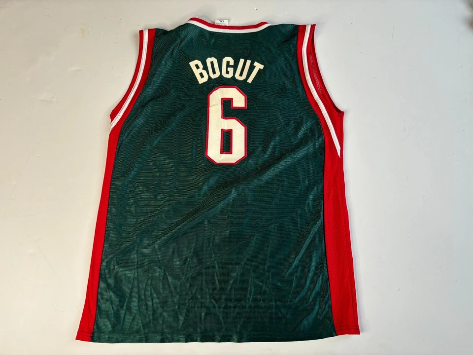 Andrew Bogut Milwaukee Bucks Men Large Jersey Green Promo SGA - Image 4 of 4