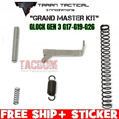TARAN TACTICAL TTI TARAN TTI Grand Master Kit GEN 2 3 GL0CK 17 19 22 23 26 Connector Springs 3.5lb