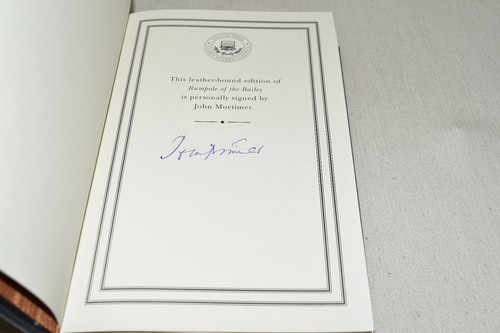 SIGNIERT ERSTE Easton Press RUMPOLE OF THE BAILEY John Mortimer 1ST LEDER FEIN! - Bild 8 von 14