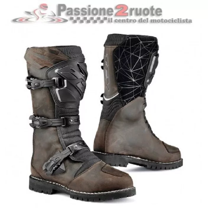 Boots High Motorcycle Enduro Off Road Motard TCX Drifter Wp Brown