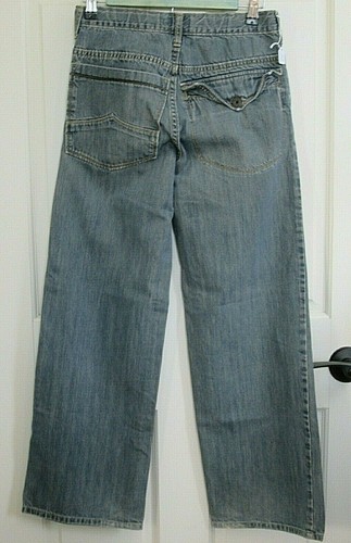 Old Navy Boys Size 16 Distressed Straight Leg Jeans 27x28 Cotton 67-21193 - Picture 5 of 8