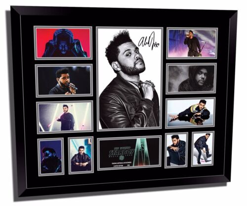 THE WEEKND 2017 WORLD TOUR SIGNED LIMITED EDITION FRAMED MEMORABILIA - Picture 1 of 6