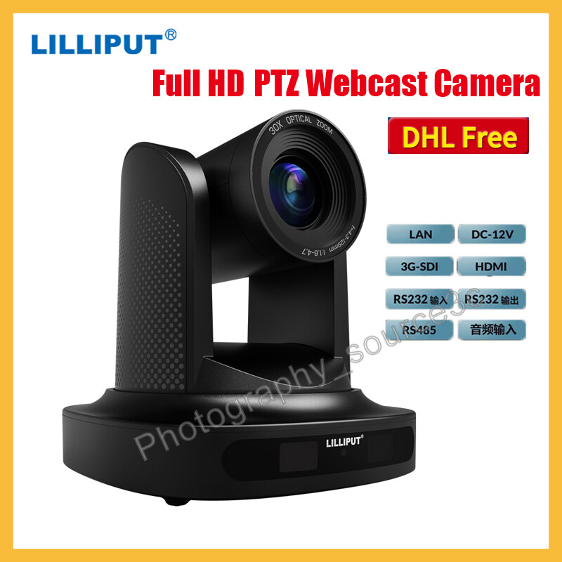 LILLIPUT PTZ Webcast Camera Full HD 20X/30X Optical Zoom Lens for Live Streaming