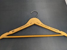 Vintage PULLMAN CO.  Wood Hanger