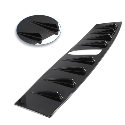 Glossy Carbon Fiber Black Roof  Spoiler For 2015-2021 Subaru WRX Sedan 4-Dr - Picture 5 of 11