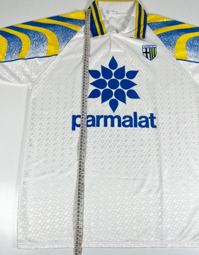 PARMA AC 90s BOOTLEG Home Football Shirt XL Italy Vintage Soccer Jersey - Picture 6 of 6