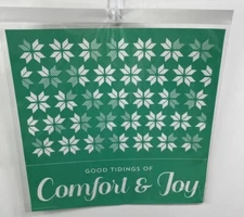 NEW “Comfort And Joy” Chalk Couture Chalk Transfer Stencil SIZE D RETIRED