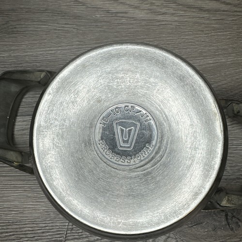 Vintage Professional 18-10 CR/NI Edelstahl Suppentopf 1,5 Quart mit Deckel - Bild 7 von 7