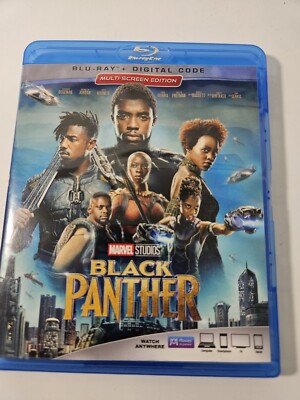 Black Panther Blu-Ray+ DIGITAL  Chadwick Boseman , Michael B. Jordan , Lupita Ny