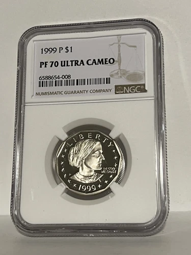 1999 P Proof Susan B. Anthony Dollar NGC PF 70 Ultra Cameo
