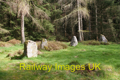 Photo 6x4 The Nine Stanes Recumbent Stone Circle (5) (Pagan Druid Celtic)