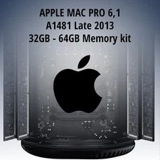 32GB 64GB kit for Apple Mac Pro 6,1 A1481 Late 2013 Memory RAM Kit
