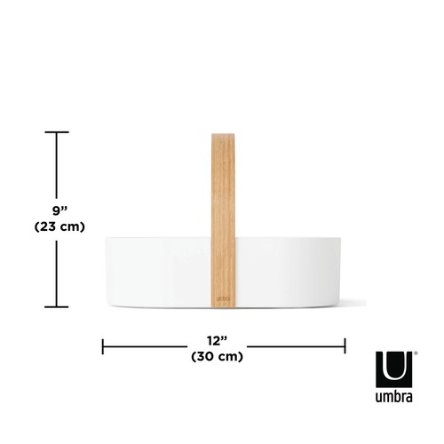 organizzatore caddy campana umbra bianco naturale 1019130-668 - Foto 5 di 7
