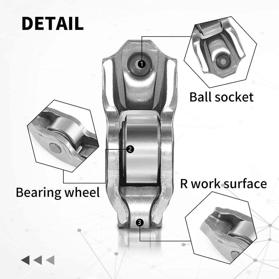 EPChunMi 8PCS Rocker Arms For Ford 92-18 4.6L 5.4L 6.8L for Lincoln V8 V10 - Image 4 of 4