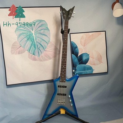 Sliver 4 Strings Dimebag Darrell Electric Bass Guitar Basswood Body Maple Neck