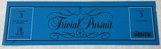 Trivial Pursuit Volume 3 Arcade Marquee Bally Sente Original