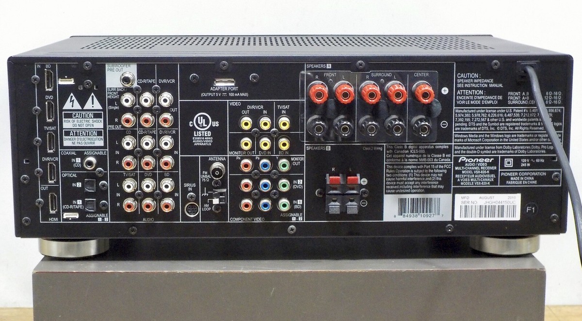 中古・パイオニア VSX-820 AVアンプ パイオニア VSX-820 価格比較 - 価格.com