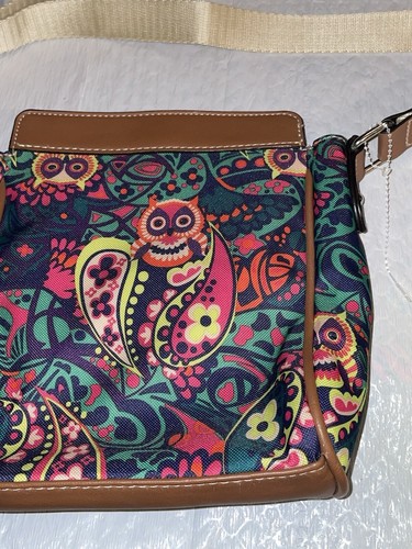 Lily Bloom Purse Bag Owl-ilver Twist Owls Paisley Bag Tote Colorful - 第 15/21 張圖片